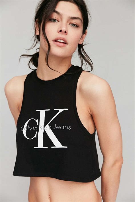 calvin klein black tank top.